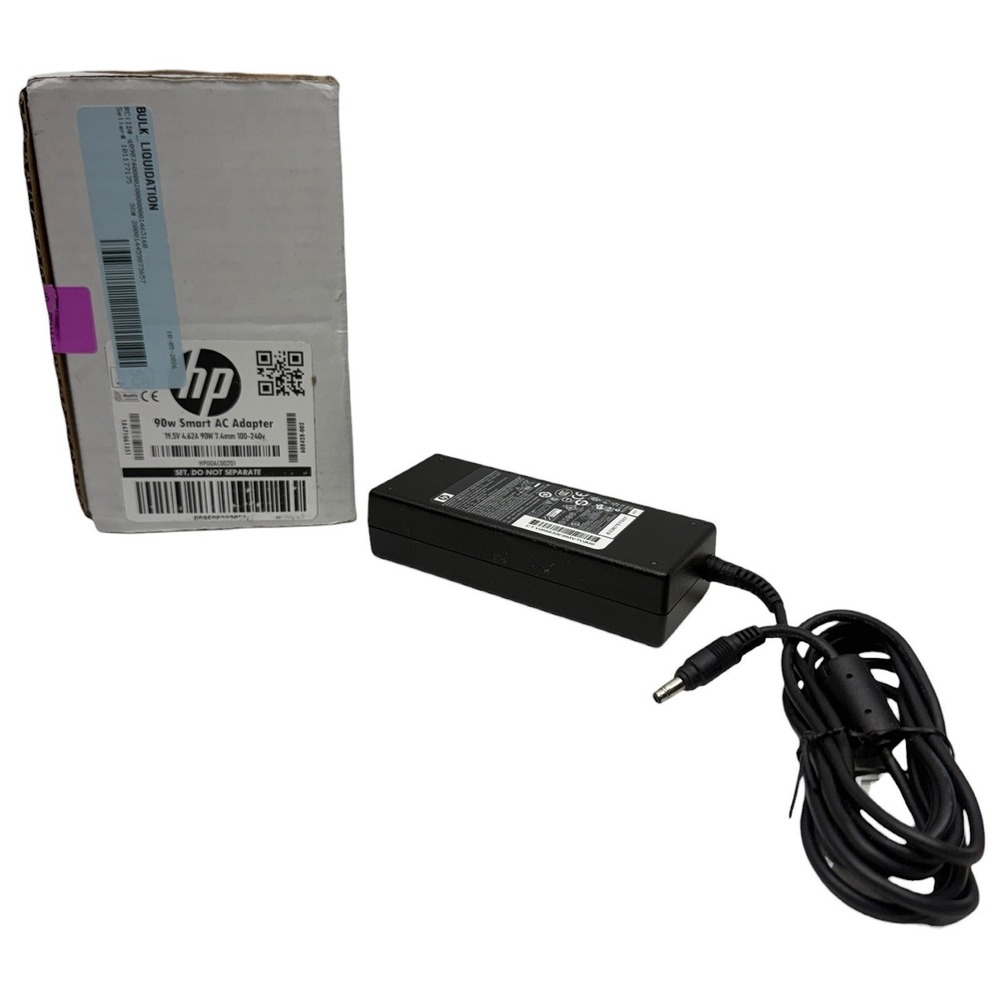Genuine HP 90W Smart AC Adapter Charger 393954-001 394224-001 19V